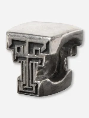 DaynaU Texas Tech Double T Sterling Silver Bead