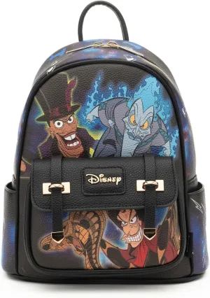 Dr. Facilier 11"" Vegan Leather Fashion Mini Backpack, Black