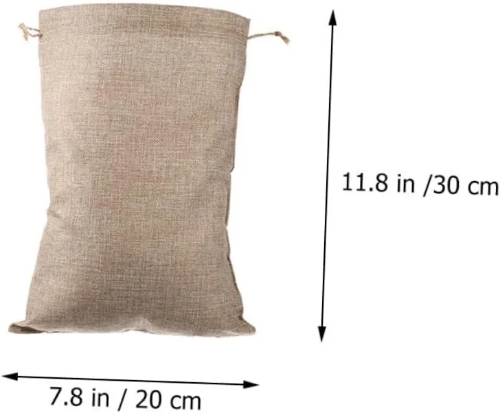 Draw Bag Vegetable Burlap Bag Vegetables Bags Produce Saver Sacks Storing with Reusable Washable