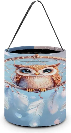 Dream Catcher Owl Halloween Candy Bag Candy Tote Bucket Gift Bags Party Supplies for Women Men