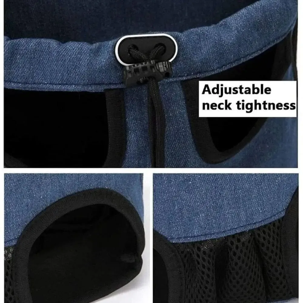 Durable Adjustable Comfortable Padded Safety Belt Pet Carrier Backpack for Cat and Small Dogs