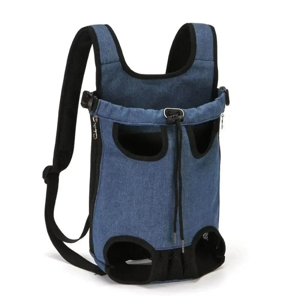 Durable Adjustable Comfortable Padded Safety Belt Pet Carrier Backpack for Cat and Small Dogs