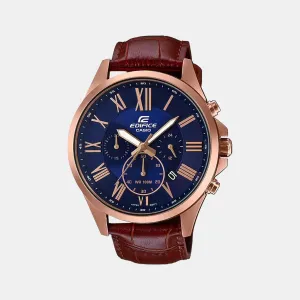 Edifice Men's Chronograph Leather Watch EX347 - EFV-500GL-2AVUDF