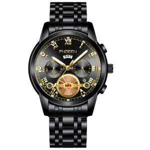 Elegant Star Quartz Crystal Glass Mechanical Watch
