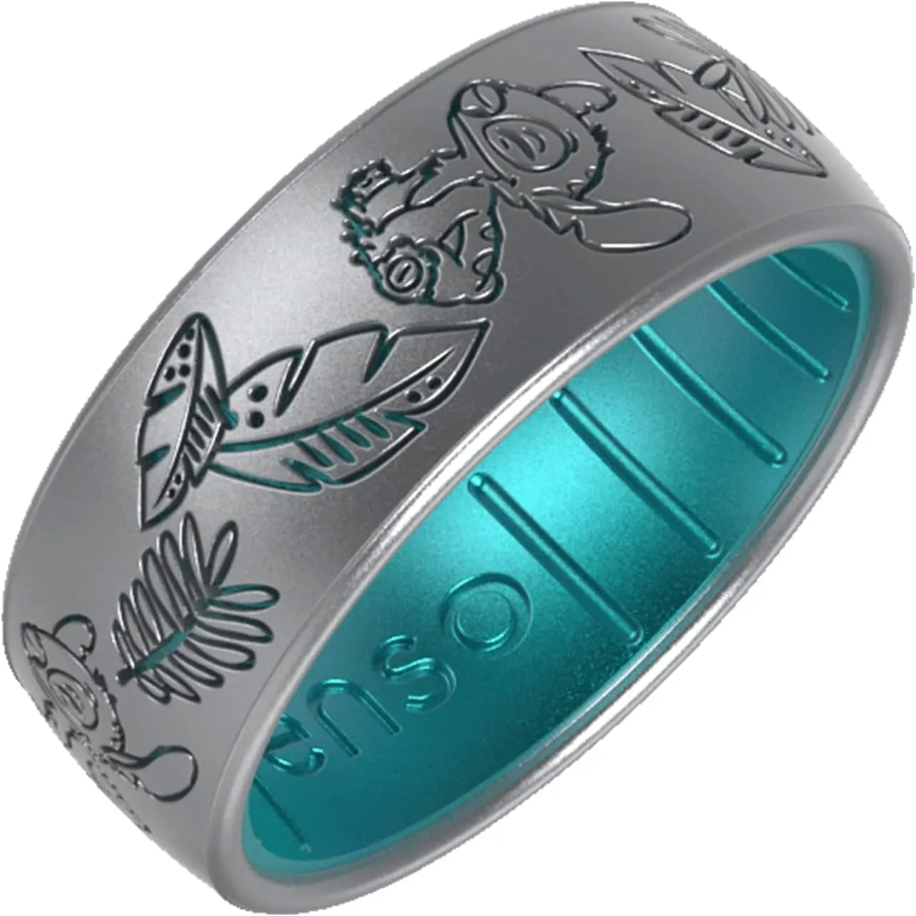 Enso Rings Disney Lilo & Stitch Silicone Ring Collection - Comfortable and Flexible Design