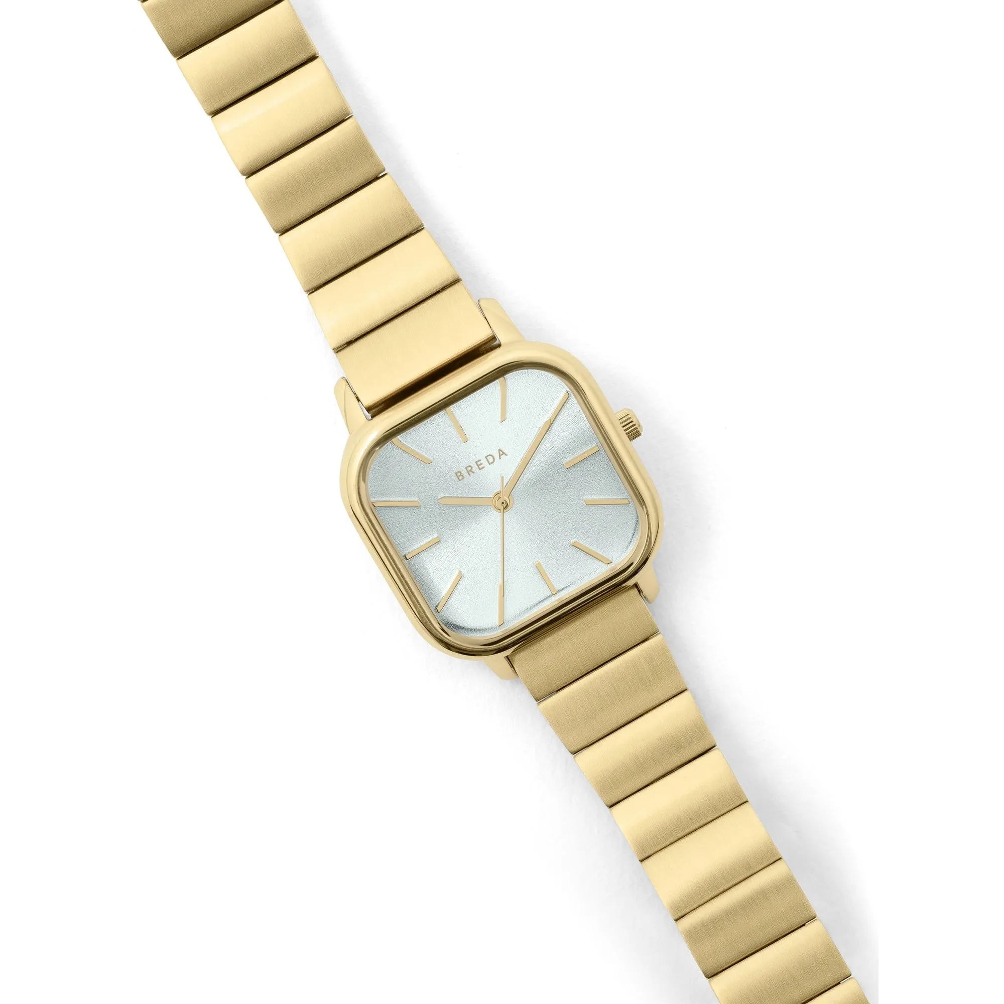 Esther Square Metal Watch (Gold   Mist)