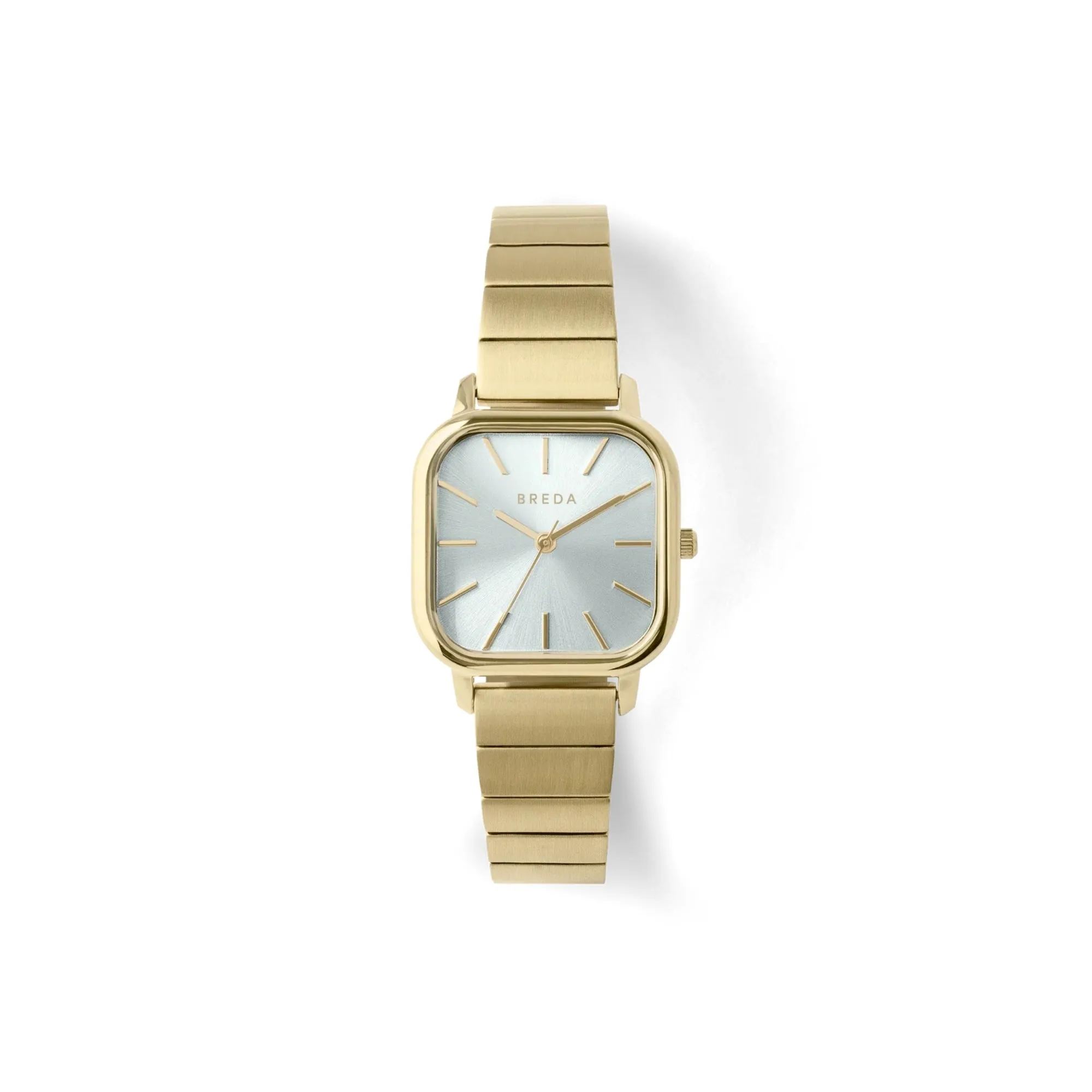 Esther Square Metal Watch (Gold   Mist)