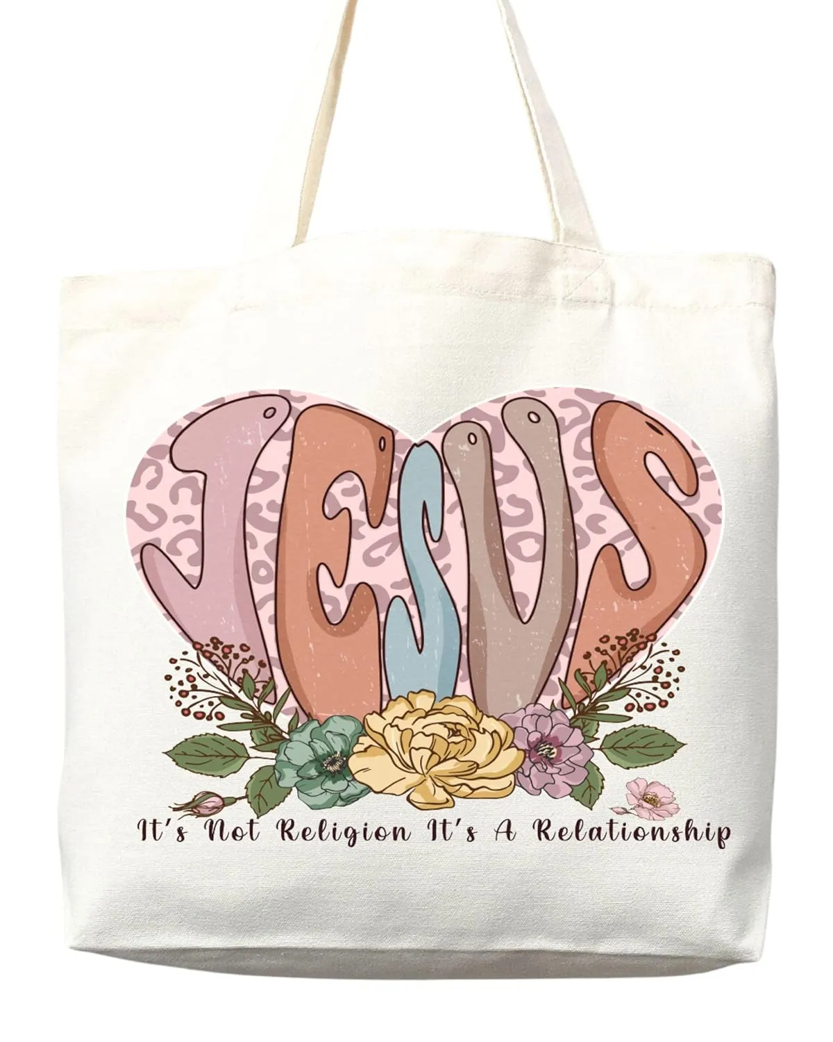 Faithful Christian Eco-Friendly Canvas Tote Bags - Inspirational Religious Totes, Bible Verses, Cross Designs, Church Gifts, Reusable Shopping Bags, Sustainable Carry-All (Tote Bag   Matching Pouch)
