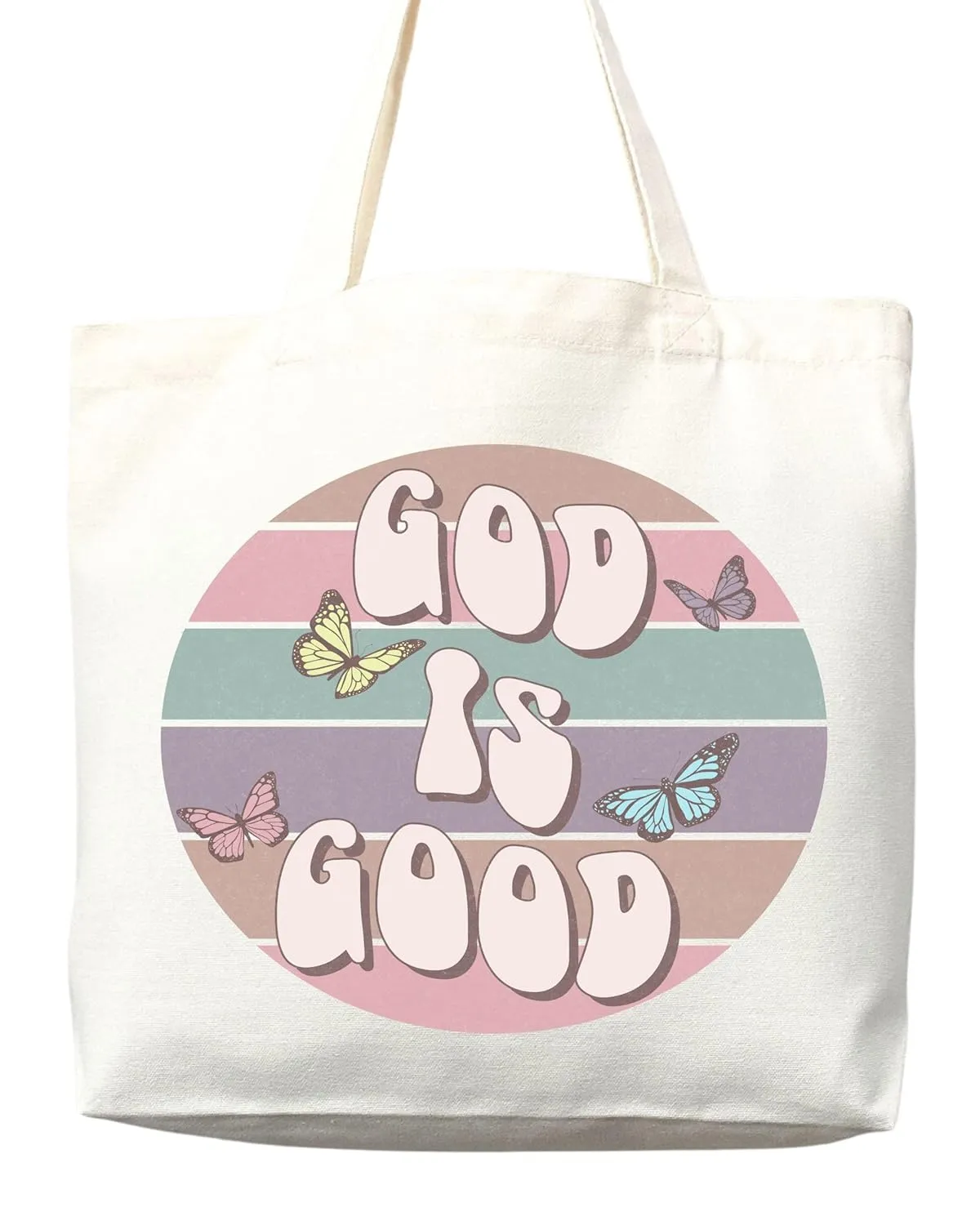 Faithful Christian Eco-Friendly Canvas Tote Bags - Inspirational Religious Totes, Bible Verses, Cross Designs, Church Gifts, Reusable Shopping Bags, Sustainable Carry-All (Tote Bag)
