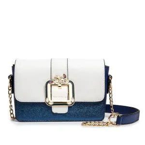 Fashion Chain Square Bag Diamond Lock
