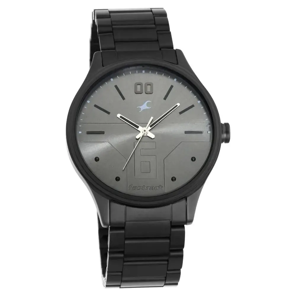 Fastrack Bare Basics Analog Grey Dial Men's Watch