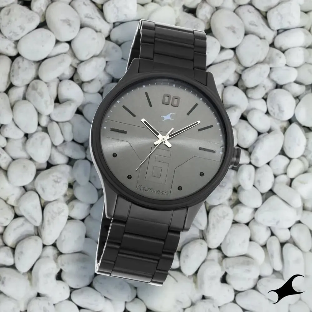 Fastrack Bare Basics Analog Grey Dial Men's Watch