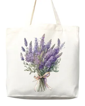 Flower Tote Bag Floral Canvas Tote Shopper Gift for Flower Lovers, Teachers, Library Bag Reusable Grocery Bag Eco-Friendly Readers' Tote Library Tote Librarian Gift (Tote Bag   Matching Pouch)