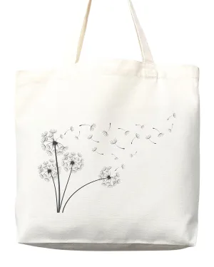 Flower Tote Bag Floral Canvas Tote Shopper Gift for Flower Lovers, Teachers, Library Bag Reusable Grocery Bag Eco-Friendly Readers' Tote Library Tote Librarian Gift (Tote Bag   Matching Pouch)
