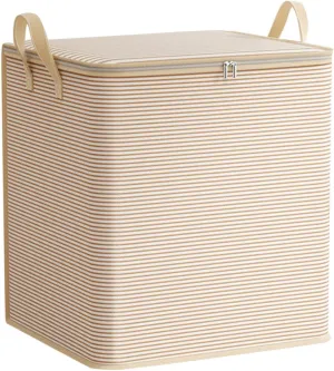 Foldable Organization and Storage with Sturdy Handle & Zipper Moving Bags Under Bed Storage Containers Clothing Storage Large Storage Bags for Comforter, Blankets, Bedding, Closet