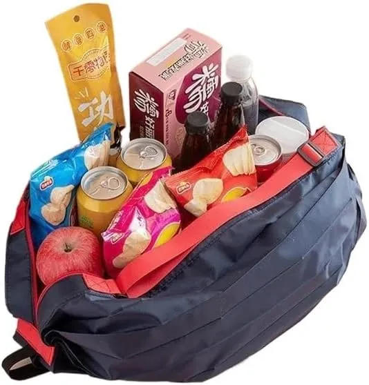 Foldable Storage Bag With Handle Portable Travel Camouflage Handbags Large Capacity Shopping Bag(1)