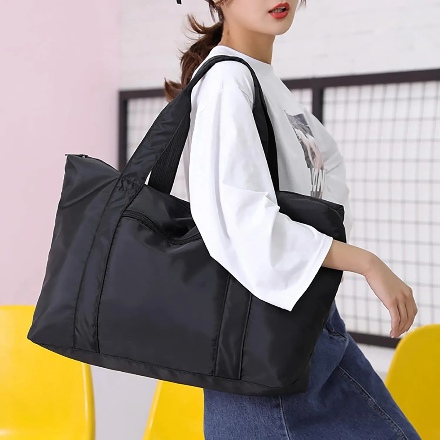 Genuine Leather Crossbody Bags for Women Large Casual Handbags for Work Dating Trendy Waterproof Cross Body Bags(Grey)