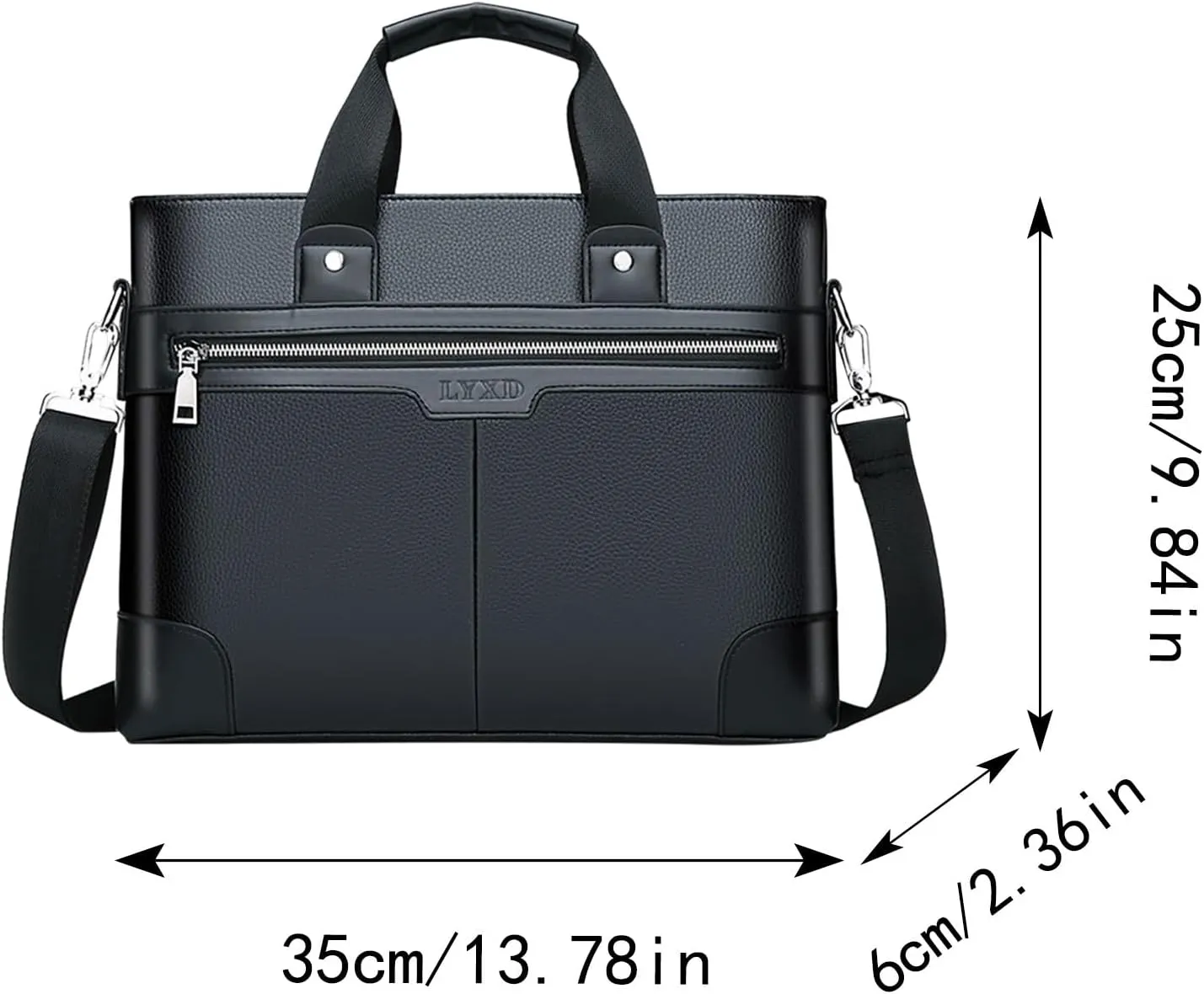 Genuine Leather Crossbody Bags for Women Shoulder Bags Top Handle Satchel Purses Lightweight Carry on Bag(Black)