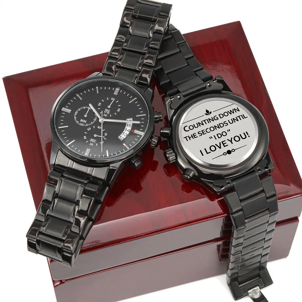 Gift for Husband Anniversary Gifts for Him, Waterproof Watch