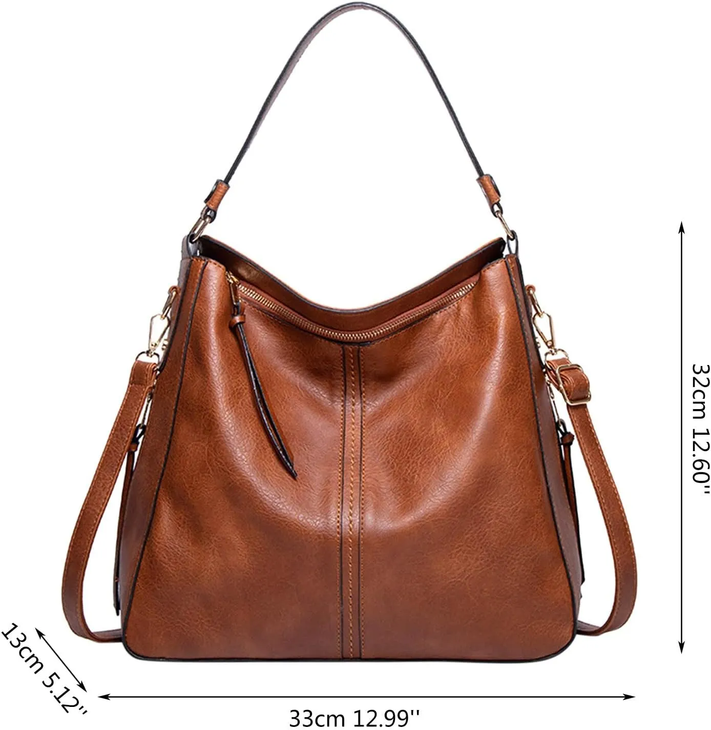 Handbags For Women Large Designer Ladies Bag Bucket Purse Faux Leather Purse And Handbags