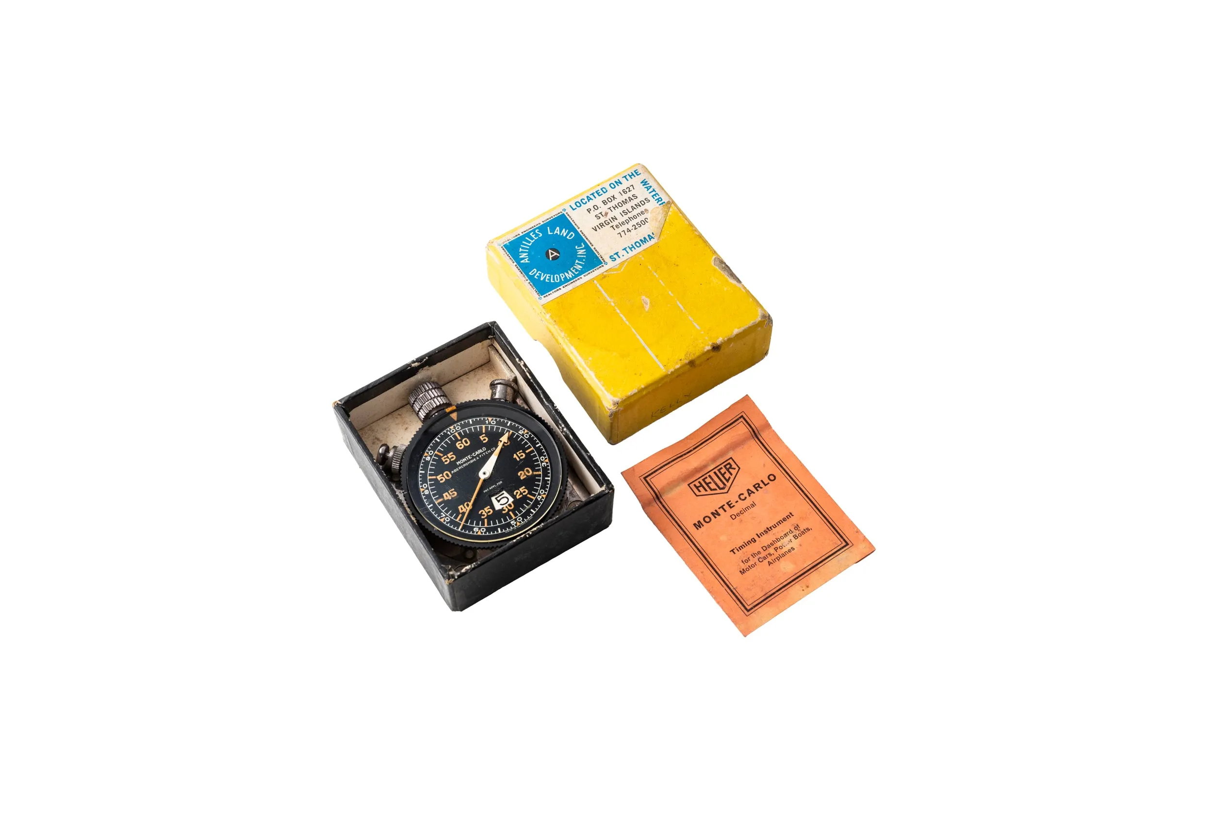 Heuer Monte Carlo Dash Timer for Abercrombie & Fitch