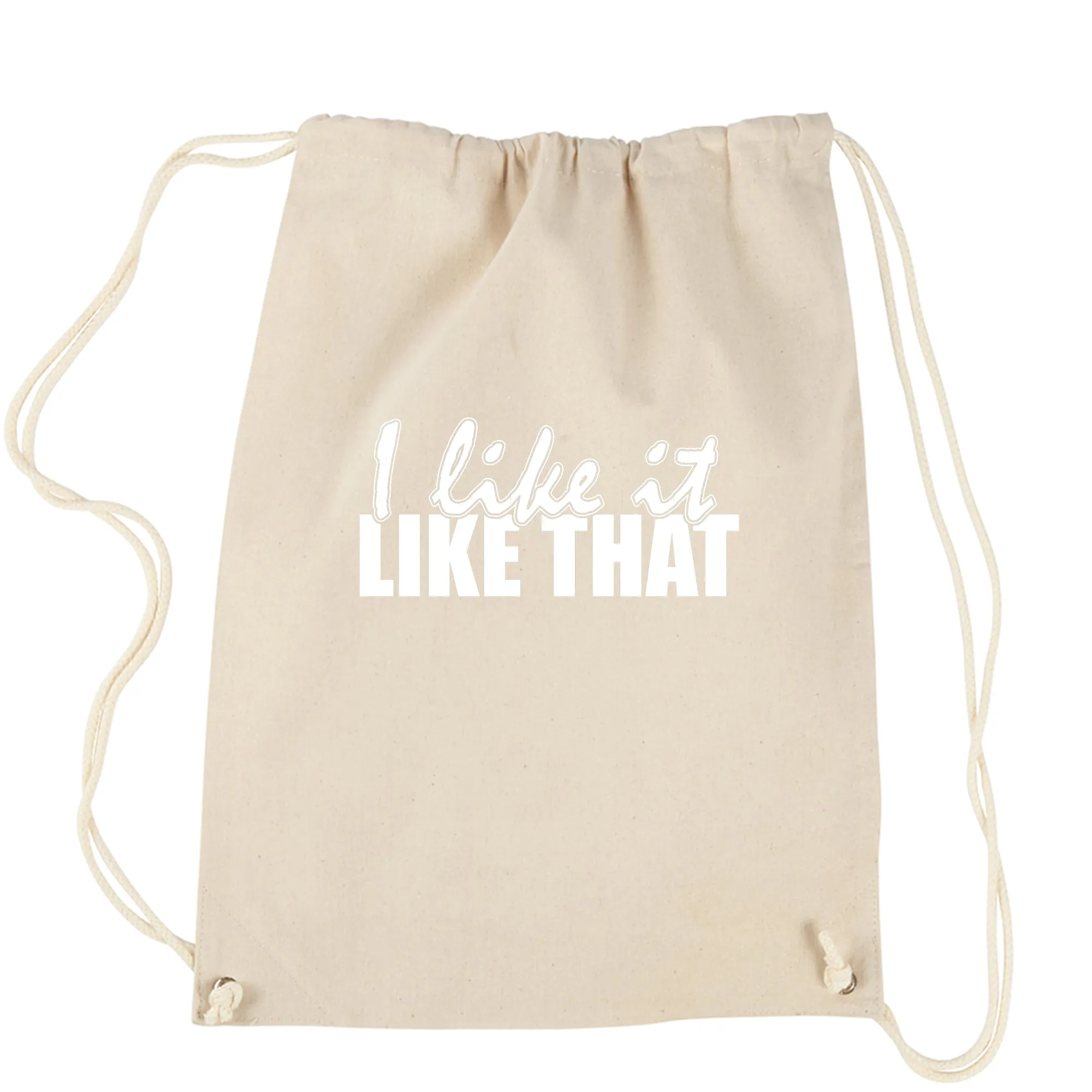 I Like It Like That Song Lyric Drawstring Backpack