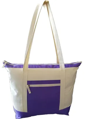 ImpecGear Deluxel Travel Totes Luggage Beach Bag, Heavy Duty Zippered Shopping Totes 20"