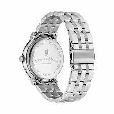 Jacques du Manoir Military Echo 41mm Men's Silver Chronograph Watch