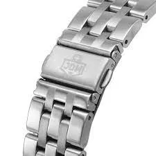 Jacques du Manoir Military Echo 41mm Men's Silver Chronograph Watch