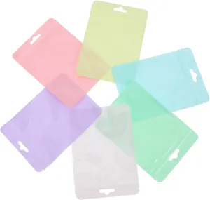 Jewelry Bags 300pcs Resealable Pouches Thick Material Clear Packaging Bags for Small Business Use