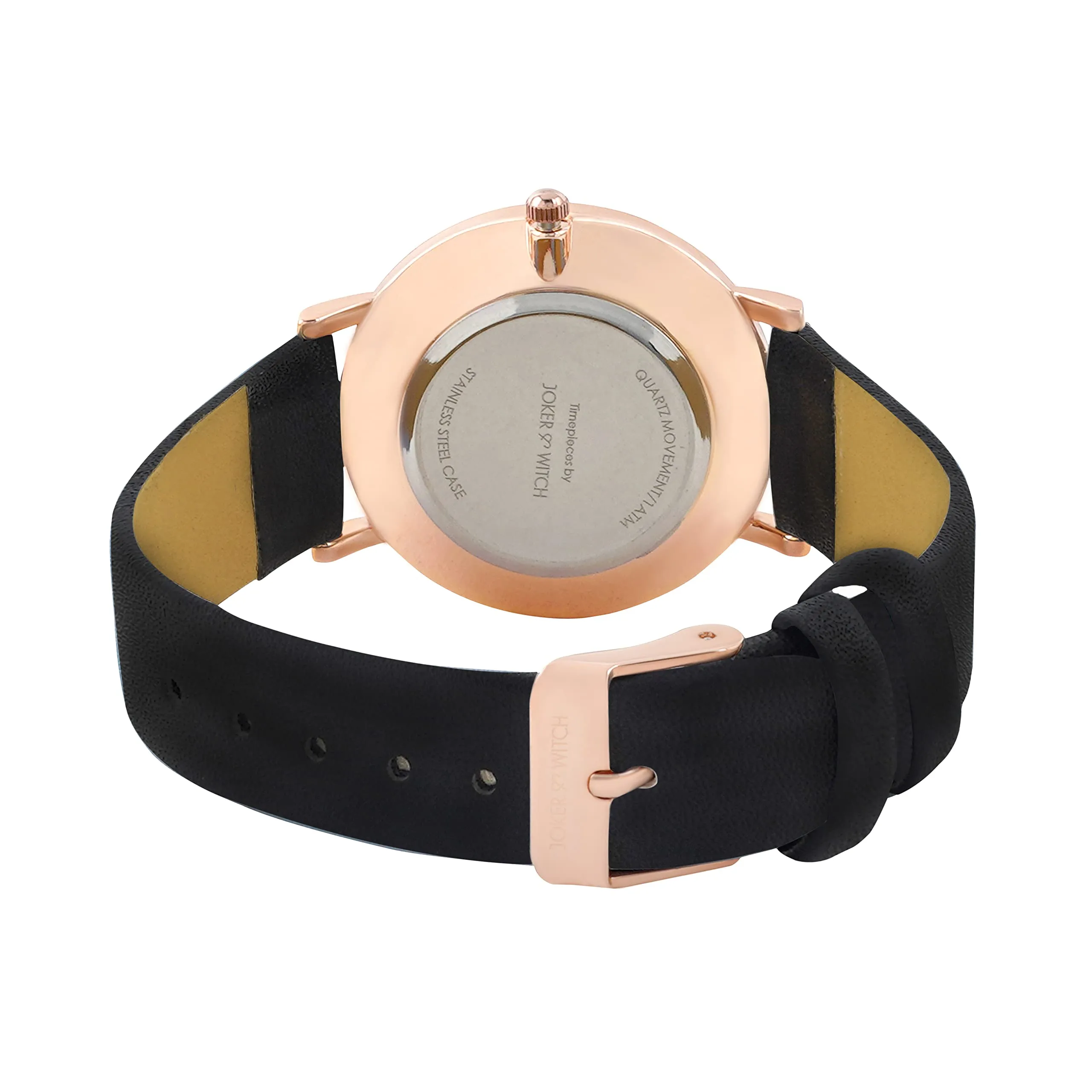 Joker & Witch Aster All Black PU Strap Watch