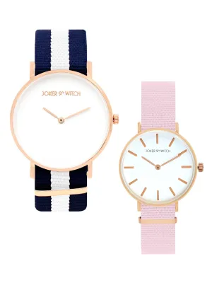 Joker & Witch Blu & Jewel Couple Watches