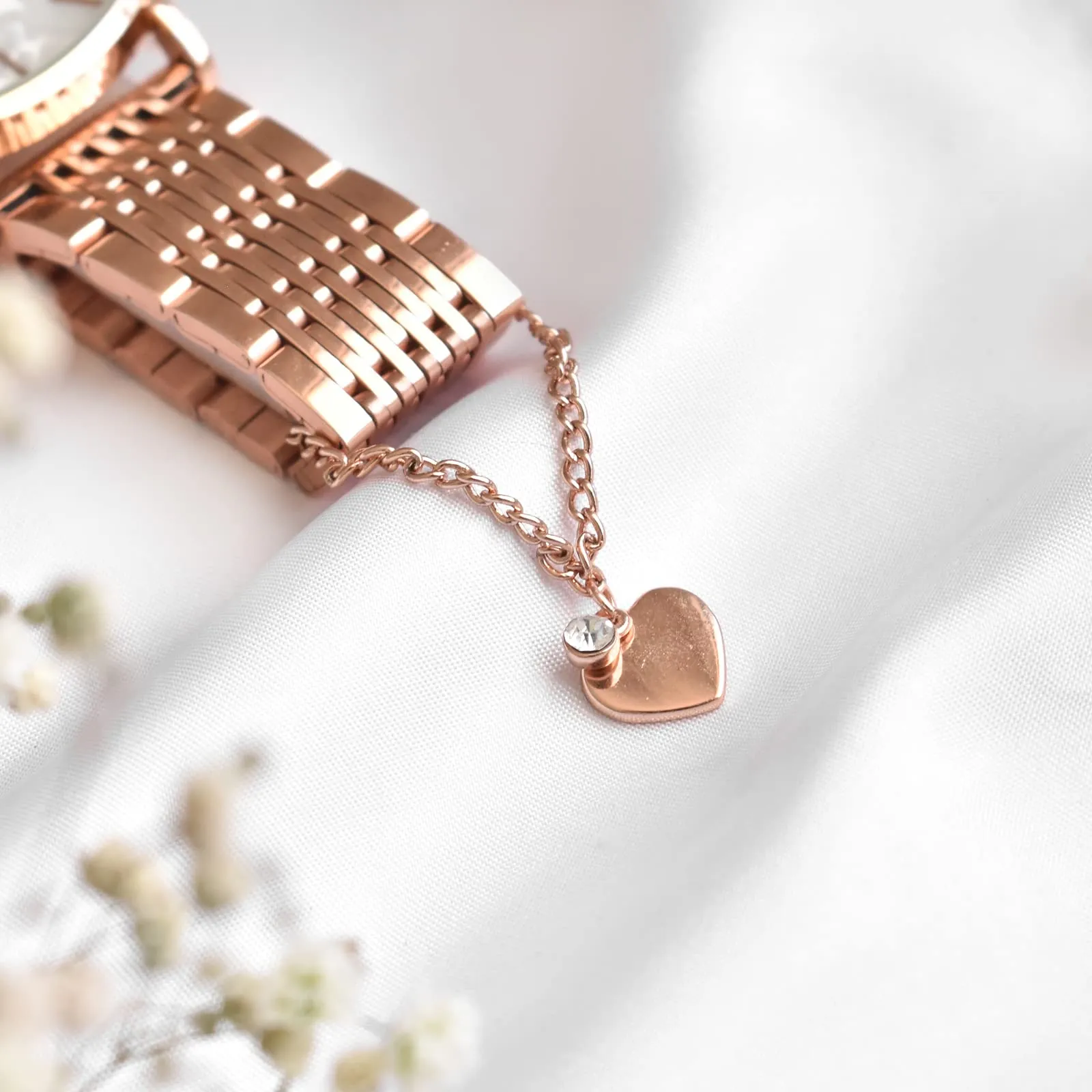 Joker & Witch Heart of RoseGold Watch Charm