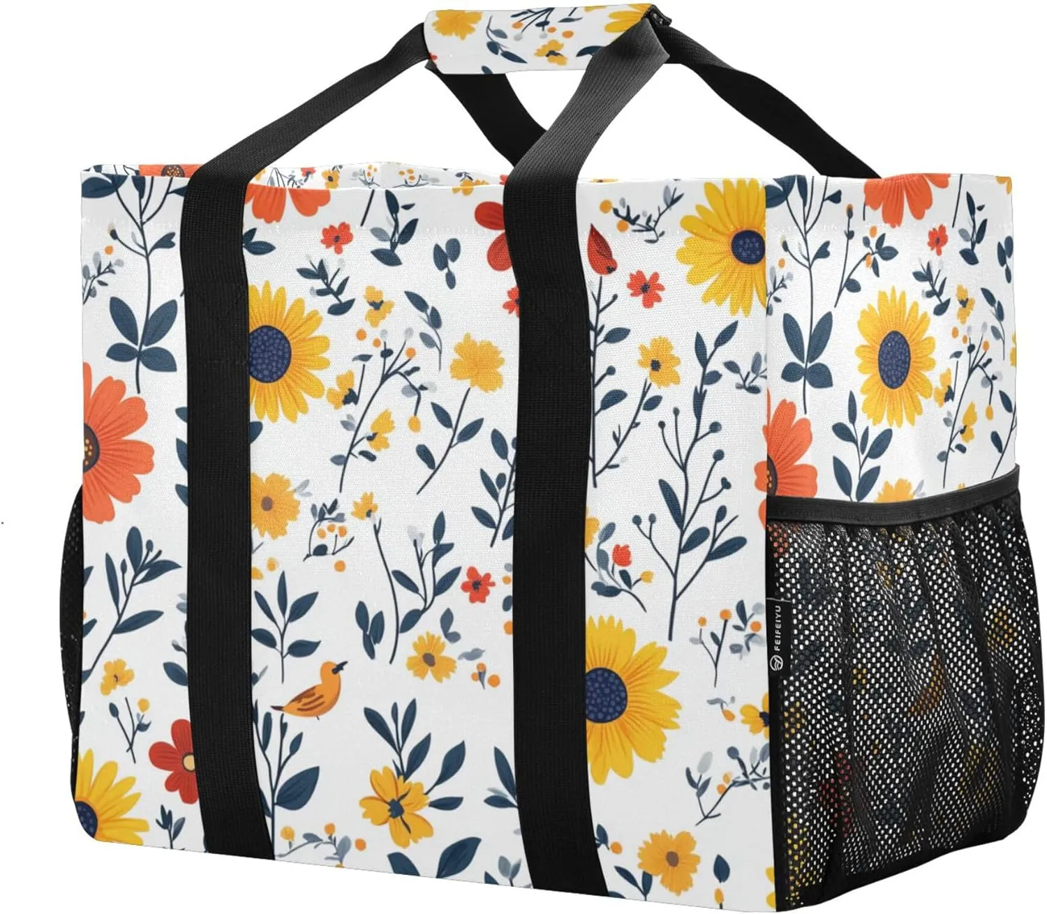 KLL Tote Utility Bag with Handles Foldable Waterproof Laundry Totes