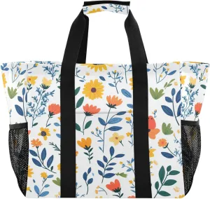KLL Tote Utility Bag with Handles Foldable Waterproof Laundry Totes