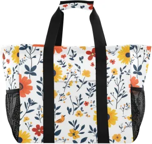 KLL Tote Utility Bag with Handles Foldable Waterproof Laundry Totes