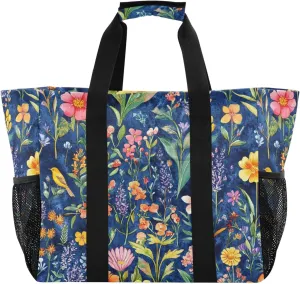 KLL Tote Utility Bag with Handles Foldable Waterproof Laundry Totes