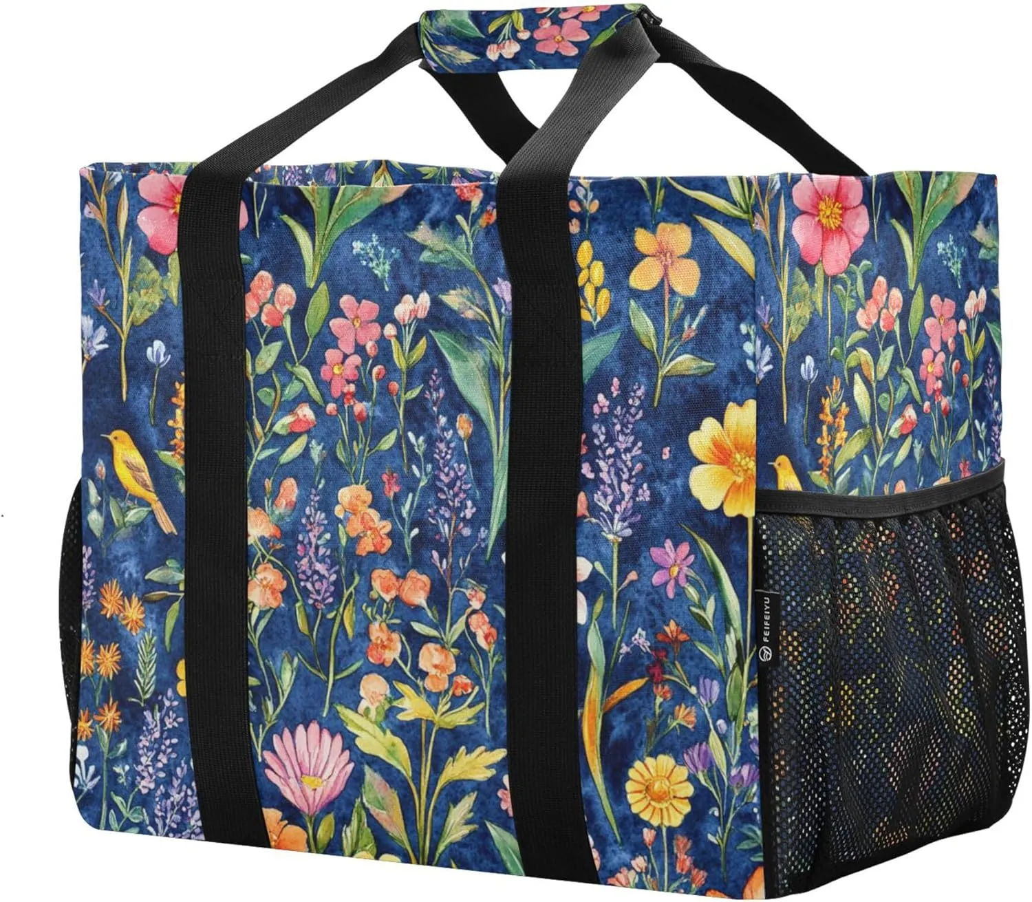 KLL Tote Utility Bag with Handles Foldable Waterproof Laundry Totes