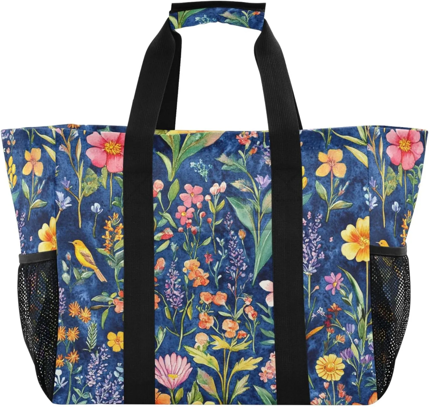 KLL Tote Utility Bag with Handles Foldable Waterproof Laundry Totes
