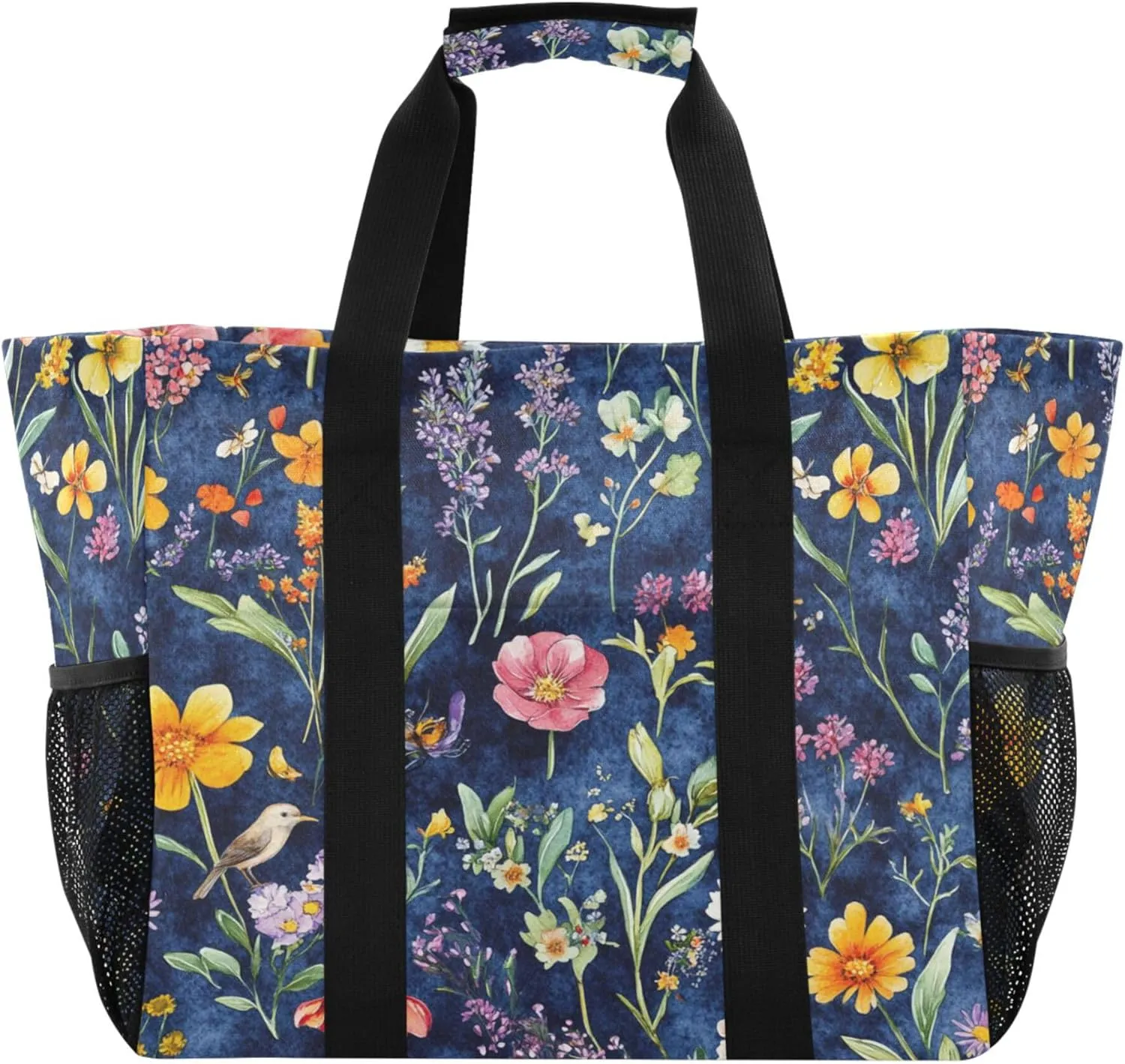 KLL Tote Utility Bag with Handles Foldable Waterproof Laundry Totes