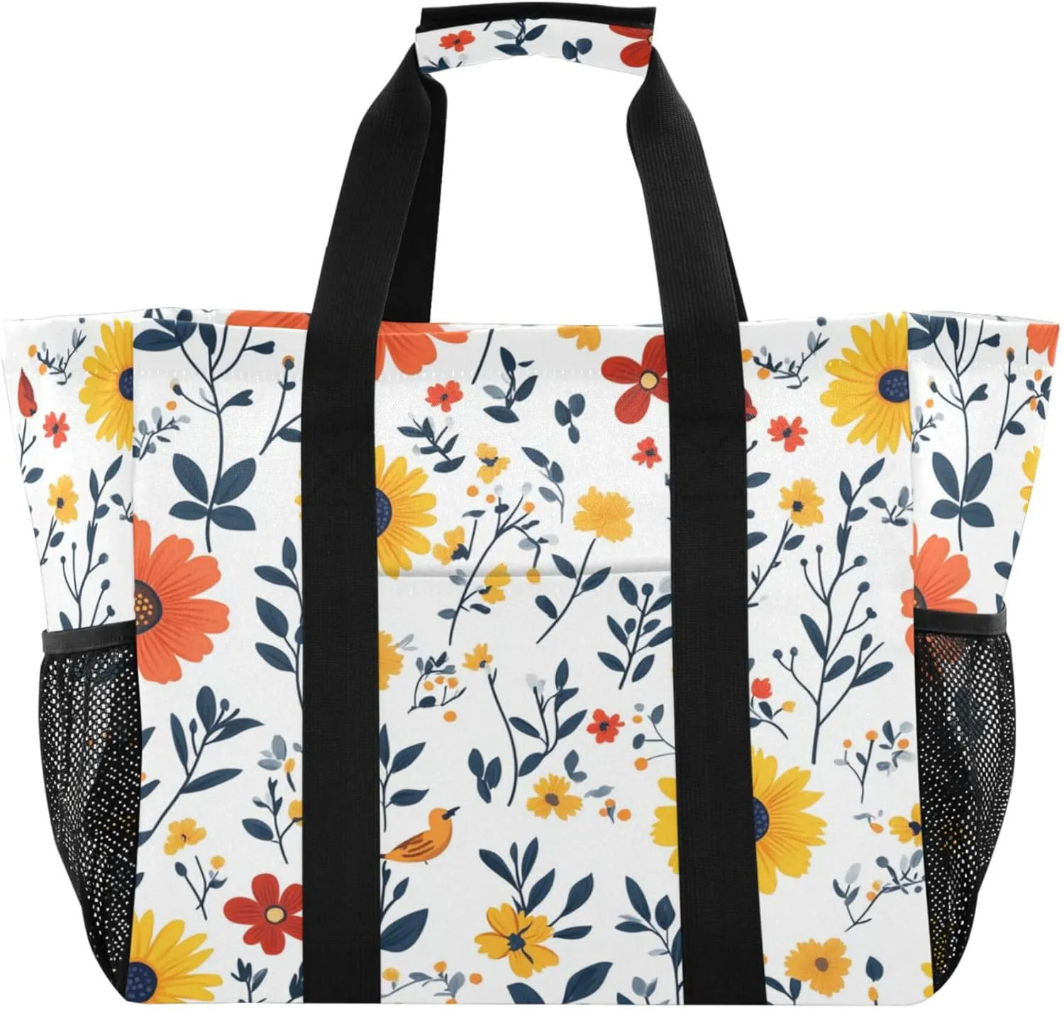 KLL Tote Utility Bag with Handles Foldable Waterproof Laundry Totes