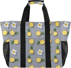 KLL Utility Bags And Totes with Handles Collapsable Waterproof Reusable Grocery Bag
