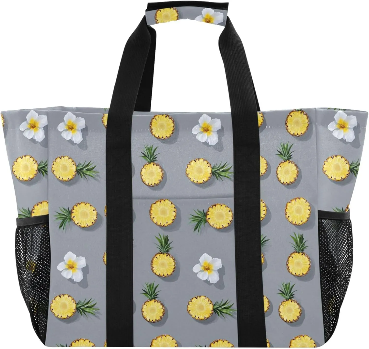 KLL Utility Bags And Totes with Handles Collapsable Waterproof Reusable Grocery Bag