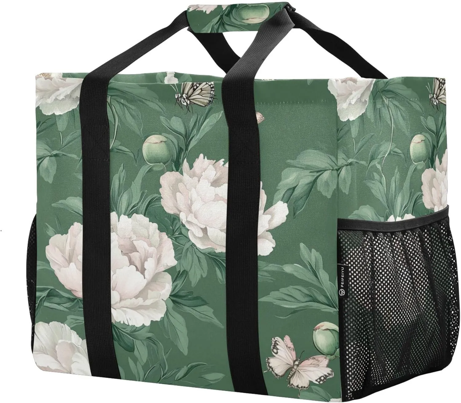 KLL Utility Bags And Totes with Handles Foldable With Compartments Car Totes