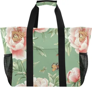KLL Utility Bags And Totes with Handles Foldable With Compartments Car Totes