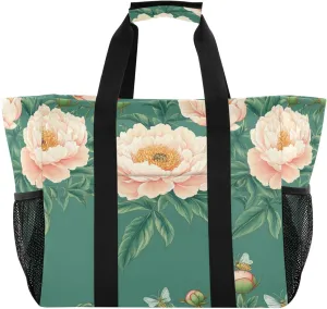 KLL Utility Bags And Totes with Handles Foldable With Compartments Car Totes