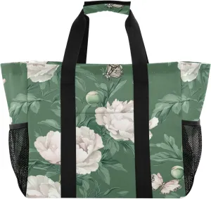 KLL Utility Bags And Totes with Handles Foldable With Compartments Car Totes