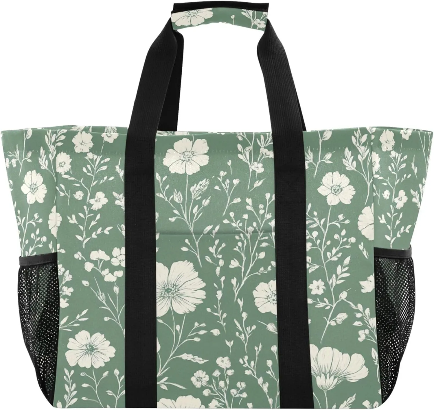 KLL Utility Bags And Totes with Handles Foldable With Compartments Car Totes