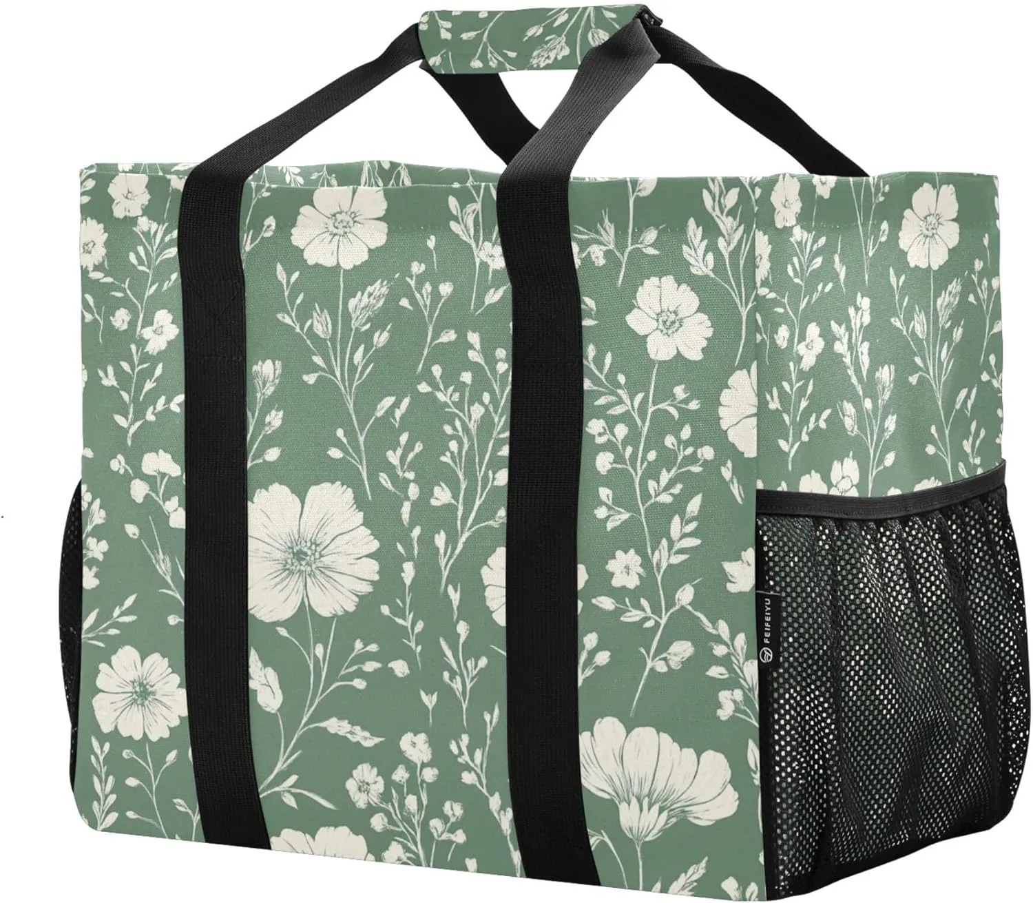 KLL Utility Bags And Totes with Handles Foldable With Compartments Car Totes