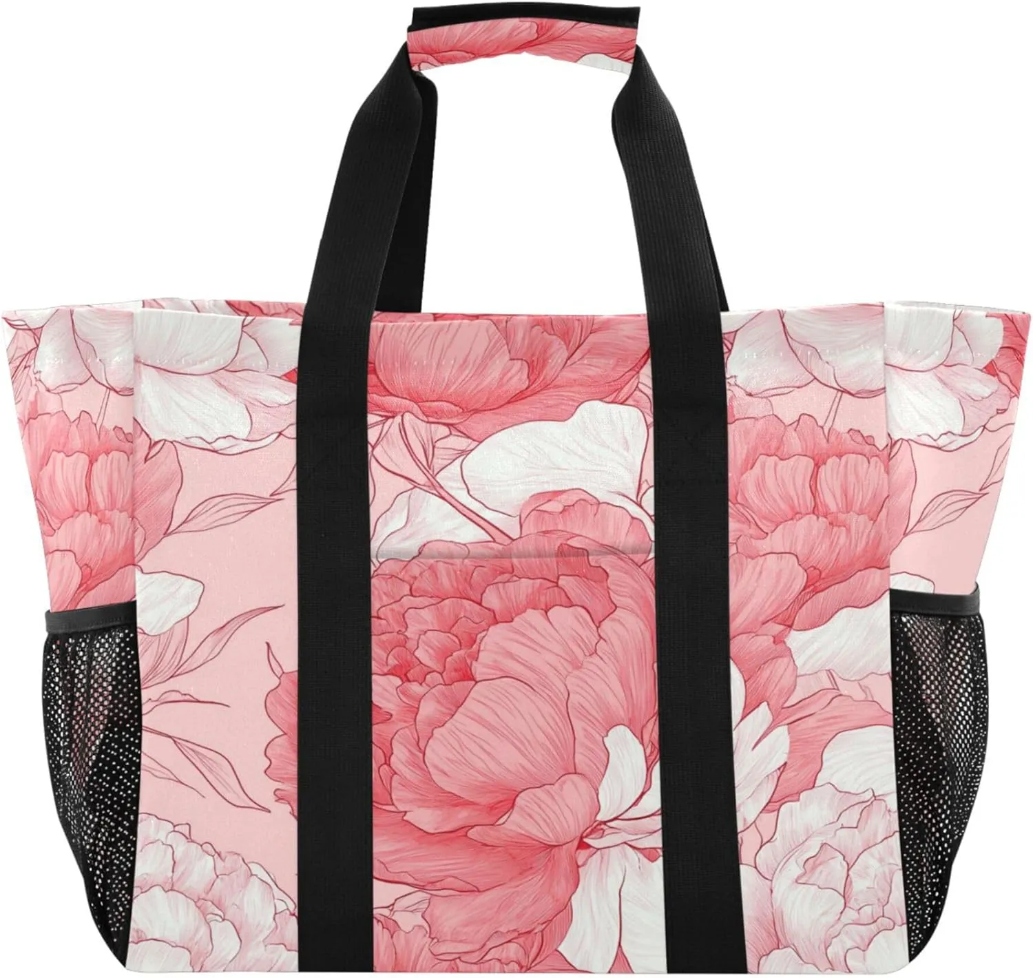 KLL Utility Bags And Totes with Handles Foldable With Compartments Car Totes